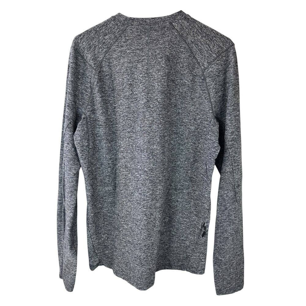 Lululemon Surge Warm Long Sleeve Heathered Melanite Gray Men's Size Medium - Picture 12 of 12